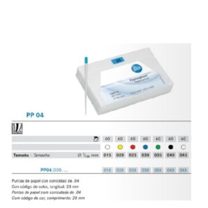 PUNTAS DE PAPEL CONICIDAD .04 (100 UD)