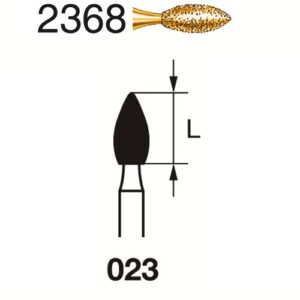 2368: FRESA FG BALON RUGBY 0.23 - GRANO EXTRAGRUESO (5 UD)