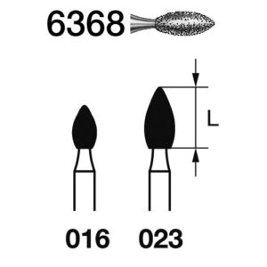 6368: FRESA FG BALON RUGBY - GRANO GRUESO (5 UD)
