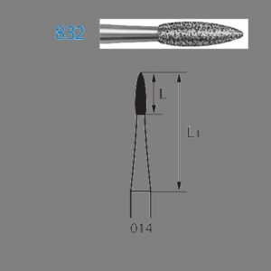 832: FRESA DIAMANTE LLAMA CA (5 UD)