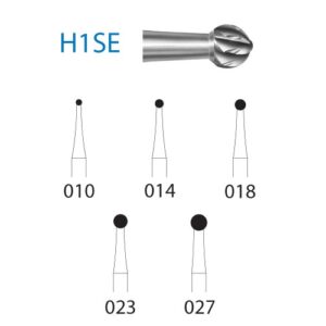 H1SE.205: FRESAS TUNGSTENO BOLA CA LARGO (5 UD)