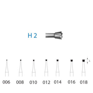 H2.204: FRESA TUNGSTENO CONO INVERTIDO CA (5 UD)