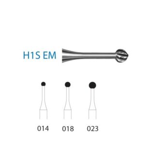 H1S EM.205: FRESAS TUNGSTENO BOLA CA LARGO (5 UD)