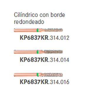 KP6837KR: FRESA DIAO FG CILINDRICA BORDE REDONDEADO (5 UD)