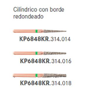 KP6848KR: FRESA DIAO FG CONICA HOMBRO REDONDEADO (5 UD)