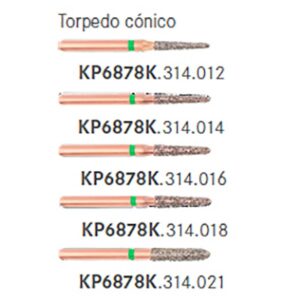 KP6878K: FRESA DIAO FG TORPEDO CONICO (5 UD)