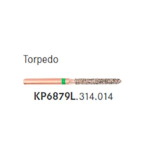 KP6879L: FRESA DIAO FG TORPEDO CONICO ø 014 (5 UD)