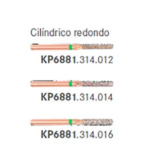 KP6881: FRESA DIAO FG CILINDRICA REDONDEADA (5 UD)