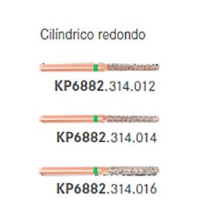 KP6882: FRESA DIAO FG CILINDRICA REDONDEADA (5 UD)