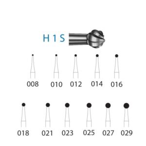 H1S.204: FRESAS TUNGSTENO BOLA CA (5 UD)