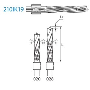 FRESAS ACERO CIRUGÍA 210IK19