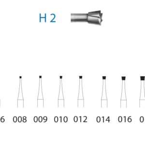FRESA TUNGSTENO CONO INVERTIDO F.G. H2