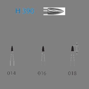 FRESAS TUNGSTENO GRANADA F.G. H390.314. ACABADO