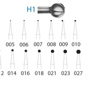 FRESA TUNGSTENO BOLA F.G. H1